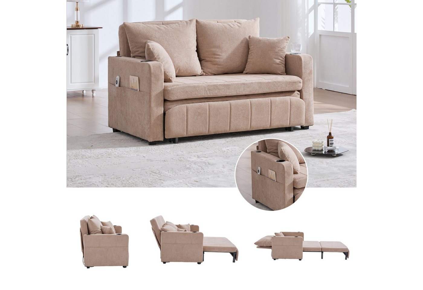 LVHOM Schlafsofa, mit Relaxfunktion LVHOM Schlafsofa, mit Relaxfunktion von LVHOM