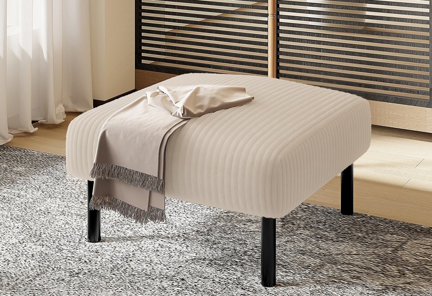 LVHOM Sofa Polstergarnitur, Sicher, komfortabel & multifunktional für Familien, Hocker, modular kombinierbar für maximale Flexibilität. Perfekt für Wohnzimmer, Büros oder kleine Apartments – schafft sichere Sitzgelegenheiten mit kinderfreundlichem Design und Platzoptimierung 1 Teile, Kindersicher mit runden Ecken. Hocker als Tisch oder Sitz nutzbar. von LVHOM