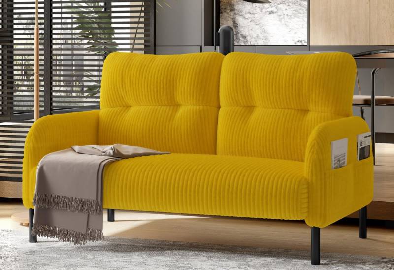 LVHOM Sofa Polstergarnitur, Sicher, komfortabel & multifunktional für Familien, Zweisitzer, modular kombinierbar für maximale Flexibilität. Perfekt für Wohnzimmer, Büros oder kleine Apartments – schafft sichere Sitzgelegenheiten mit kinderfreundlichem Design und Platzoptimierung 1 Teile, Kindersicher mit runden Ecken von LVHOM
