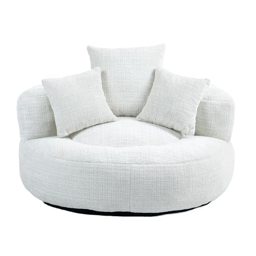 LVHON Premium Sitzsack Erwachsene XXL mit 3 Weichen Kissen, Bequemes Chenille Beige Sitzsack Sofa für Wohnzimmer, Schlafzimmer & Büro LVHON Premium Sitzsack Erwachsene XXL mit 3 Weichen Kissen, Bequemes Chenille Beige Sitzsack Sofa für Wohnzimmer, Schlafzimmer & Büro von LVHOM