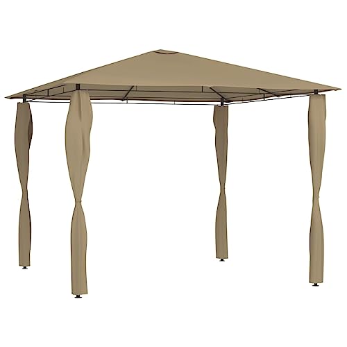 Events Pavillon mit Pfostenabdeckungen, Partyzelt, Pergola für Partys, Treffen, Grillabende, Campingplätze, Wasser- und UV-beständig, 300 x 300 x 260 cm, Einfache Montage, Stoff + Stahl Events Pavillon mit Pfostenabdeckungen, Partyzelt, Pergola für Partys, Treffen, Grillabende, Campingplätze, Wasser- und UV-beständig, 300 x 300 x 260 cm, Einfache Montage, Stoff + Stahl von LVHUIDEH
