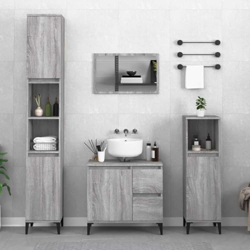LVHUIDEH Badezimmerschrank mit 2 Schubladen und 1 Tür, Bad-Unterschrank, Waschbeckenunterschrank, Aufbewahrungsschrank für Toilette Badezimmer, 65 x 33 x 60 cm, Holzwerkstoff + Metall LVHUIDEH Badezimmerschrank mit 2 Schubladen und 1 Tür, Bad-Unterschrank, Waschbeckenunterschrank, Aufbewahrungsschrank für Toilette Badezimmer, 65 x 33 x 60 cm, Holzwerkstoff + Metall von LVHUIDEH