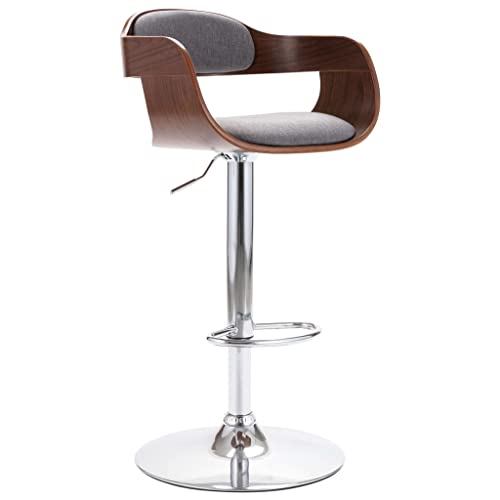 LVHUIDEH Barhocker, Barstühle mit Fußstützen und Rückenlehne, Tresenhocker für Küche Esszimmer Bistros, Moderner-Stil, Höhenverstellbar, 49.5 x 47.5 x (84.5-105.5) cm, Stoff von LVHUIDEH
