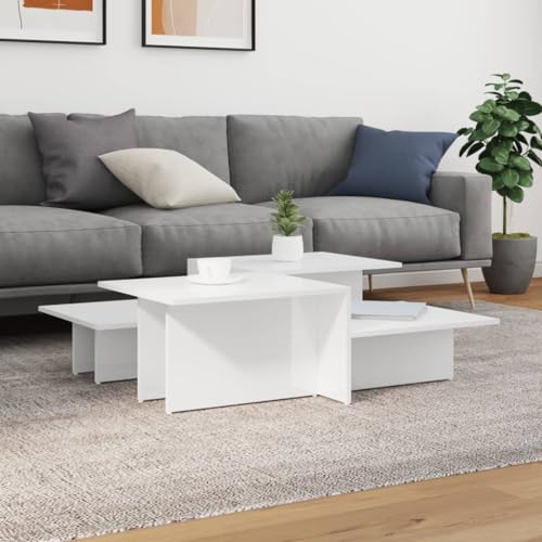 LVHUIDEH Couchtisch für Wohnzimmer Schlafzimmer oder Büro, 2er Set, Sofatisch, Wohnzimmertisch, Beistelltisch, Moderner Stil, 111.5 x 50 x 33 cm, Holzwerkstoff LVHUIDEH Couchtisch für Wohnzimmer Schlafzimmer oder Büro, 2er Set, Sofatisch, Wohnzimmertisch, Beistelltisch, Moderner Stil, 111.5 x 50 x 33 cm, Holzwerkstoff von LVHUIDEH