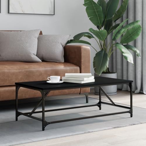 LVHUIDEH Couchtisch für Wohnzimmer Schlafzimmer oder Büro, Metallgestell, Wohnzimmertisch, Sofatisch, Beistelltisch, Industrieller Stil, 100 x 50 x 35 cm, Holzwerkstoff LVHUIDEH Couchtisch für Wohnzimmer Schlafzimmer oder Büro, Metallgestell, Wohnzimmertisch, Sofatisch, Beistelltisch, Industrieller Stil, 100 x 50 x 35 cm, Holzwerkstoff von LVHUIDEH