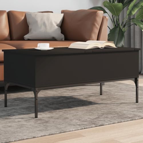 LVHUIDEH Couchtisch für Wohnzimmer Schlafzimmer oder Büro, Wohnzimmertisch mit 2 versteckte Fächer, Sofatisch, Beistelltisch, Industrieller Stil, 100 x 50 x 45 cm, Holzwerkstoff + Metall LVHUIDEH Couchtisch für Wohnzimmer Schlafzimmer oder Büro, Wohnzimmertisch mit 2 versteckte Fächer, Sofatisch, Beistelltisch, Industrieller Stil, 100 x 50 x 45 cm, Holzwerkstoff + Metall von LVHUIDEH