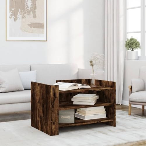 LVHUIDEH Couchtisch für Wohnzimmer Schlafzimmer oder Büro, Wohnzimmertisch mit Stauraum, Sofatisch, Beistelltisch, Moderner Stil, 80 x 50 x 50 cm, Holzwerkstoff LVHUIDEH Couchtisch für Wohnzimmer Schlafzimmer oder Büro, Wohnzimmertisch mit Stauraum, Sofatisch, Beistelltisch, Moderner Stil, 80 x 50 x 50 cm, Holzwerkstoff von LVHUIDEH