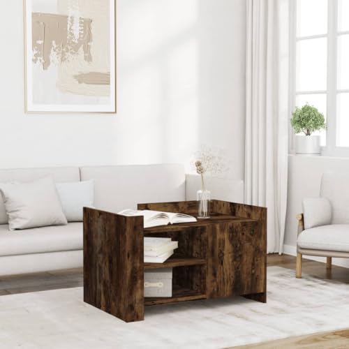 LVHUIDEH Couchtisch für Wohnzimmer Schlafzimmer oder Büro, Wohnzimmertisch mit Stauraum, Sofatisch, Beistelltisch, Moderner Stil, 80 x 50 x 50 cm, Holzwerkstoff LVHUIDEH Couchtisch für Wohnzimmer Schlafzimmer oder Büro, Wohnzimmertisch mit Stauraum, Sofatisch, Beistelltisch, Moderner Stil, 80 x 50 x 50 cm, Holzwerkstoff von LVHUIDEH