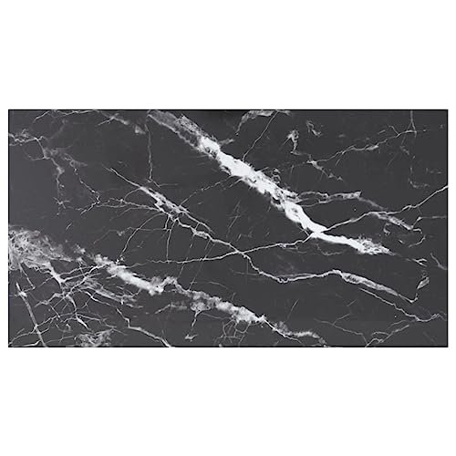 LVHUIDEH Ersatz-Tischplatte, Glasplatten, Couchtischplatte, Marmor-Design, Rechteckig, Einfach Esstischplatte, 120 x 65 x 0.8 cm, Hartglas von LVHUIDEH