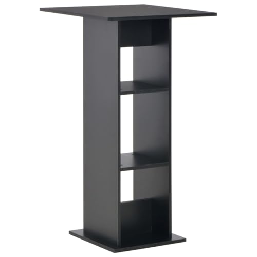 LVHUIDEH Esstisch, Bartisch, Stehtisch mit 2 Ablagen, Küchentisch für Kleine Wohnung Wohnzimmer Pub Esszimmer, Einfache Montage, 60 x 60 x 110 cm, Holzwerkstoff LVHUIDEH Esstisch, Bartisch, Stehtisch mit 2 Ablagen, Küchentisch für Kleine Wohnung Wohnzimmer Pub Esszimmer, Einfache Montage, 60 x 60 x 110 cm, Holzwerkstoff von LVHUIDEH