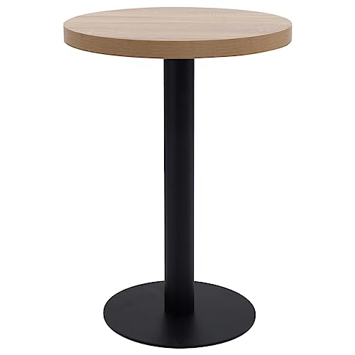 LVHUIDEH Esstisch Rund, Bartisch, Stehtisch, Bistrotisch für Kleine Wohnung Wohnzimmer Pub Esszimmer, Einfache Montage, Couchtisch, Moderner Stil, 60 x 60 x 75 cm, MDF + Stahl LVHUIDEH Esstisch Rund, Bartisch, Stehtisch, Bistrotisch für Kleine Wohnung Wohnzimmer Pub Esszimmer, Einfache Montage, Couchtisch, Moderner Stil, 60 x 60 x 75 cm, MDF + Stahl von LVHUIDEH