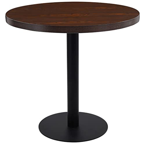 LVHUIDEH Esstisch Rund, Bartisch, Stehtisch, Bistrotisch für Kleine Wohnung Wohnzimmer Pub Esszimmer, Einfache Montage, Couchtisch, Moderner Stil, 80 x 80 x 75 cm, MDF + Stahl LVHUIDEH Esstisch Rund, Bartisch, Stehtisch, Bistrotisch für Kleine Wohnung Wohnzimmer Pub Esszimmer, Einfache Montage, Couchtisch, Moderner Stil, 80 x 80 x 75 cm, MDF + Stahl von LVHUIDEH