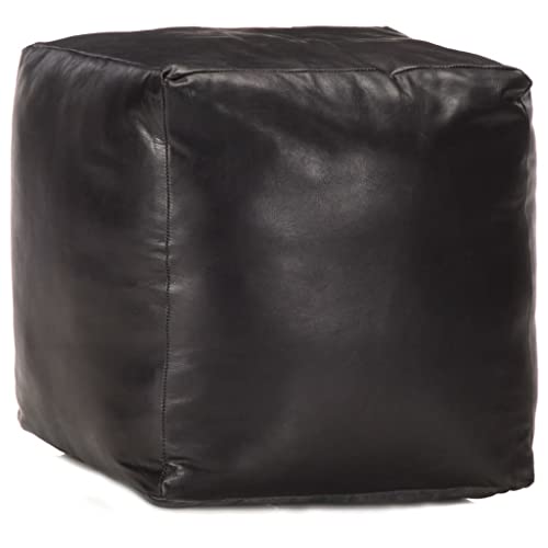 LVHUIDEH Handgefertigt Pouf Hocker - Echtes Ziegenleder Sitzpouf Fußstütze für Wohnzimmer und Schlafzimmer, 40 x 40 x 40 cm LVHUIDEH Handgefertigt Pouf Hocker - Echtes Ziegenleder Sitzpouf Fußstütze für Wohnzimmer und Schlafzimmer, 40 x 40 x 40 cm von LVHUIDEH
