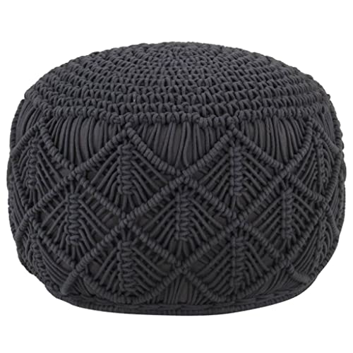 LVHUIDEH Handgefertigt Pouf Strickpouf Rundes Bodenkissen, Sitzpouf, gepolsterter Sitzhocker, Sitzpuff/Puff, 45 x 45 x 30 cm, Baumwolle LVHUIDEH Handgefertigt Pouf Strickpouf Rundes Bodenkissen, Sitzpouf, gepolsterter Sitzhocker, Sitzpuff/Puff, 45 x 45 x 30 cm, Baumwolle von LVHUIDEH