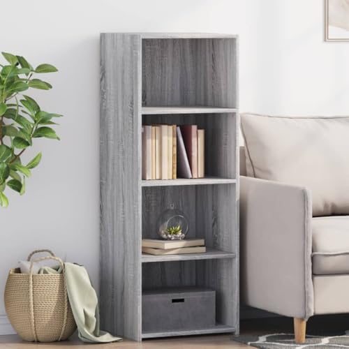 LVHUIDEH Highboard, Sideboard, Beistellschrank, Aufbewahrungsschrank, Buffetschrank für Wohnzimmer Esszimmer Flur, Langlebig und Robust, Grau Sonoma, 45x41x124 cm, Holzwerkstoff LVHUIDEH Highboard, Sideboard, Beistellschrank, Aufbewahrungsschrank, Buffetschrank für Wohnzimmer Esszimmer Flur, Langlebig und Robust, Grau Sonoma, 45x41x124 cm, Holzwerkstoff von LVHUIDEH