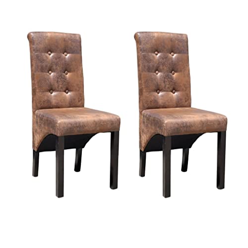 LVHUIDEH Hochwertiger Stühle, 2er Set, Ergonomischen Design, Esstisch Stühle mit Hohe Rückenlehne, Esszimmerstühle für Esszimmer Küche, 42 x 56 x 95 cm, Kunstleder LVHUIDEH Hochwertiger Stühle, 2er Set, Ergonomischen Design, Esstisch Stühle mit Hohe Rückenlehne, Esszimmerstühle für Esszimmer Küche, 42 x 56 x 95 cm, Kunstleder von LVHUIDEH