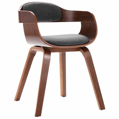 LVHUIDEH Hochwertiger Stühle, Ergonomischen Design, Esstisch Stühle, Langlebig und Pflegeleicht, Esszimmerstuhl für Esszimmer Küche, 49 x 51 x 70 cm, Bugholz und Stoff von LVHUIDEH