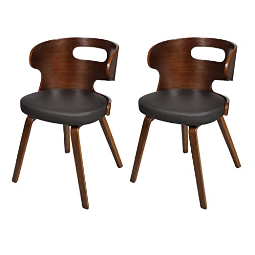 LVHUIDEH Hochwertiger Stuhl, Ergonomischen Design, Esszimmerstühle für Esszimmer Küche Besprechungsraum, 2er Set, 49.5 x 52 x 68.5 cm, Bugholz und Kunstleder LVHUIDEH Hochwertiger Stuhl, Ergonomischen Design, Esszimmerstühle für Esszimmer Küche Besprechungsraum, 2er Set, 49.5 x 52 x 68.5 cm, Bugholz und Kunstleder von LVHUIDEH