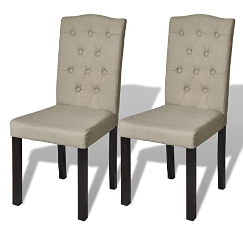 LVHUIDEH Hochwertiger Stuhl, Modernen Essstuhl mit Hohe Rückenlehne, Ergonomischen Design, Esszimmerstühle für Esszimmer Küche, 2er Set, 42 x 53 x 95 cm, Kamelbraun Stoff LVHUIDEH Hochwertiger Stuhl, Modernen Essstuhl mit Hohe Rückenlehne, Ergonomischen Design, Esszimmerstühle für Esszimmer Küche, 2er Set, 42 x 53 x 95 cm, Kamelbraun Stoff von LVHUIDEH