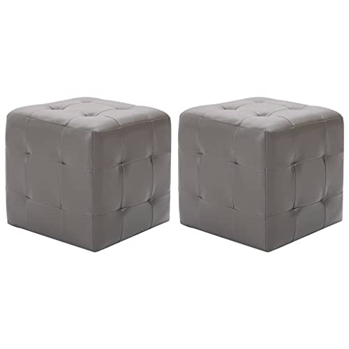 LVHUIDEH Houseware Pouf Fußhocker 2er Set 30 x 30 x 30 cm Holzrahmen und Kunstleder LVHUIDEH Houseware Pouf Fußhocker 2er Set 30 x 30 x 30 cm Holzrahmen und Kunstleder von LVHUIDEH