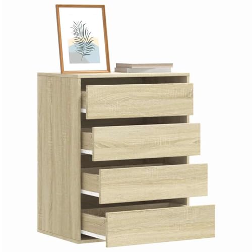 LVHUIDEH Kommode mit 4 Schubladen - Sideboard - Lagerschrank - Schubladenschrank - Beistellschrank für Wohnzimmer Flur Schlafzimmer, Dauerhaft, 60 x 41 x 76 cm, Holzwerkstoff LVHUIDEH Kommode mit 4 Schubladen - Sideboard - Lagerschrank - Schubladenschrank - Beistellschrank für Wohnzimmer Flur Schlafzimmer, Dauerhaft, 60 x 41 x 76 cm, Holzwerkstoff von LVHUIDEH