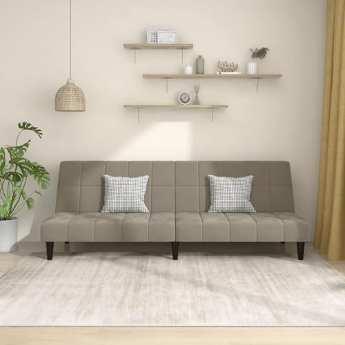 LVHUIDEH Moderne 2-Sitzer-Sofa für Wohnzimmer, Heimkino, Keller, kleine Zimmer, Studentenzimmer, Schlafsofa, 200 x 84.5 x 69 cm, Samt (100% Polyester), Holz, Kunststoff von LVHUIDEH