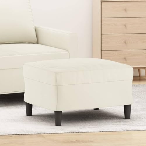 LVHUIDEH Moderne Hocker, Ottomane, Rechteckiger Fußhocker, große Fußstütze für Schlafzimmer Wohnzimmer Sessel, 60 x 50 x 41 cm, Samt (100% Polyester), Sperrholz von LVHUIDEH