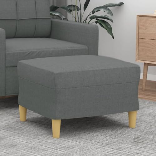 LVHUIDEH Moderne Hocker, Ottomane, Rechteckiger Fußhocker, große Fußstütze für Schlafzimmer Wohnzimmer Sessel, 60 x 50 x 41 cm, Stoff (100% Polyester), Sperrholz von LVHUIDEH
