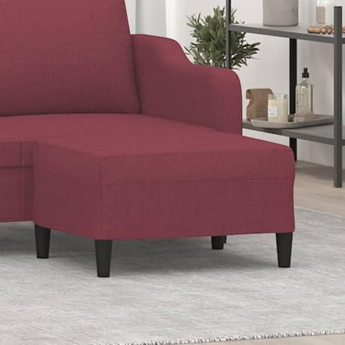 LVHUIDEH Moderne Hocker, Ottomane, Rechteckiger Fußhocker, große Fußstütze für Schlafzimmer Wohnzimmer Sessel, 70 x 55 x 41 cm, Stoff (100% Polyester), Sperrholz von LVHUIDEH