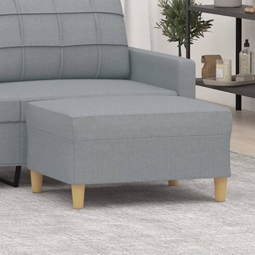 LVHUIDEH Moderne Hocker, Ottomane, Rechteckiger Fußhocker, große Fußstütze für Schlafzimmer Wohnzimmer Sessel, 70 x 55 x 41 cm, Stoff (100% Polyester), Sperrholz von LVHUIDEH
