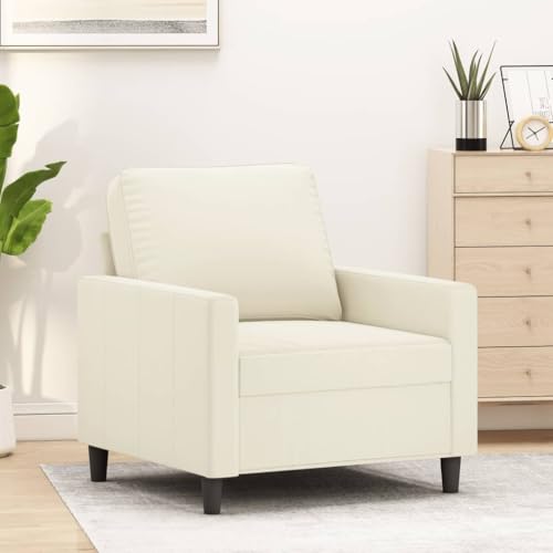 LVHUIDEH Moderne Sofa für Wohnzimmer Büro, Sessel mit Gepolsterter Sitz, 78 x 77 x 80 cm, Samt (100% Polyester), Metall, Textilene von LVHUIDEH