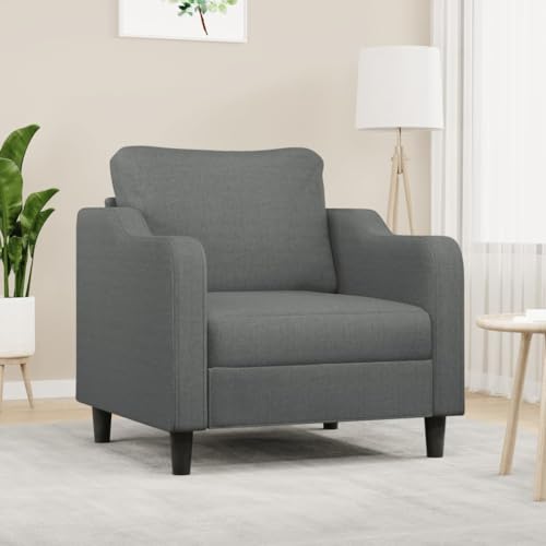 LVHUIDEH Moderne Sofa für Wohnzimmer Büro, Sessel mit Gepolsterter Sitz, 78 x 77 x 80 cm, Stoff (100% Polyester), Metall, Textilene von LVHUIDEH