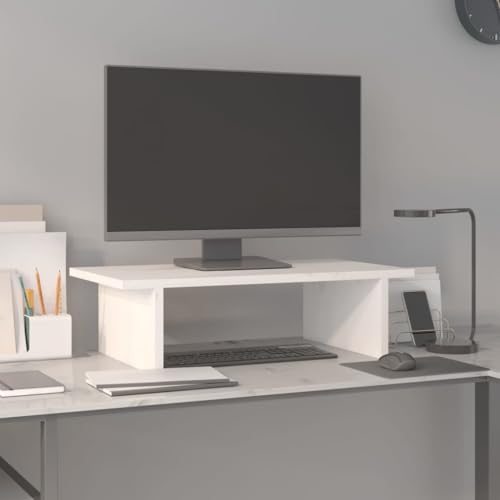 LVHUIDEH Monitorständer, Monitorerhöhung, Bildschirmerhöhung, Schreibtischlift, Erhöhung für Laptop, Computer, Notebook, PC, 50 x 27 x 15 cm, Massivholz Kiefer von LVHUIDEH