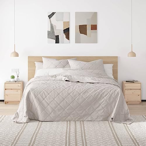 LVHUIDEH Nachtschränke 2er Set 40x31x50 cm Massivholz Kiefer von LVHUIDEH