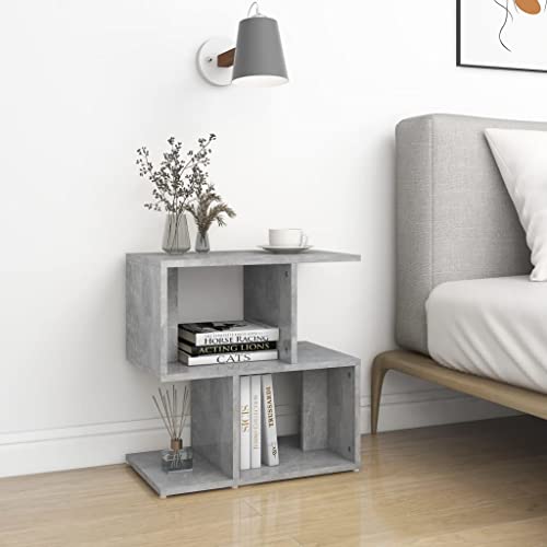 LVHUIDEH Nachttisch Betongrau 50x30x51,5 cm Holzwerkstoff LVHUIDEH Nachttisch Betongrau 50x30x51,5 cm Holzwerkstoff von LVHUIDEH