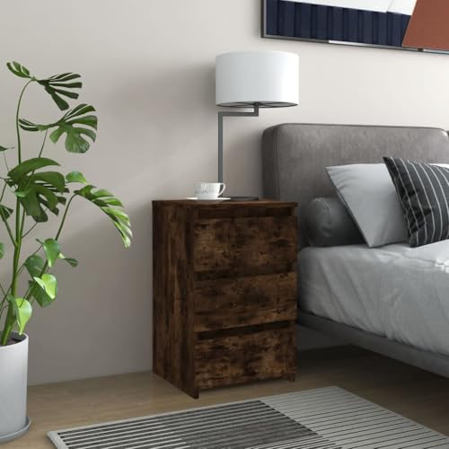 LVHUIDEH Nachttisch Räuchereiche 40x35x62,5 cm Holzwerkstoff LVHUIDEH Nachttisch Räuchereiche 40x35x62,5 cm Holzwerkstoff von LVHUIDEH