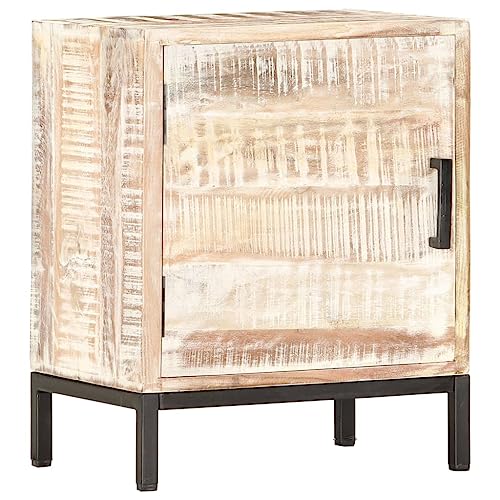 LVHUIDEH Nachttisch mit 1 Tür, Beistelltisch, kompakte Nachtschrank, Telefontisch, Nachtkonsole für Schlafzimmer Wohnzimmer, 40 x 30 x 50 cm, Akazie Massivholz + Stahl LVHUIDEH Nachttisch mit 1 Tür, Beistelltisch, kompakte Nachtschrank, Telefontisch, Nachtkonsole für Schlafzimmer Wohnzimmer, 40 x 30 x 50 cm, Akazie Massivholz + Stahl von LVHUIDEH