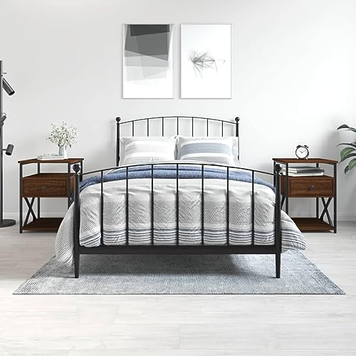 LVHUIDEH Nachttische 2er Set Braun Eichen-Optik 40x42x55 cm Holzwerkstoff LVHUIDEH Nachttische 2er Set Braun Eichen-Optik 40x42x55 cm Holzwerkstoff von LVHUIDEH