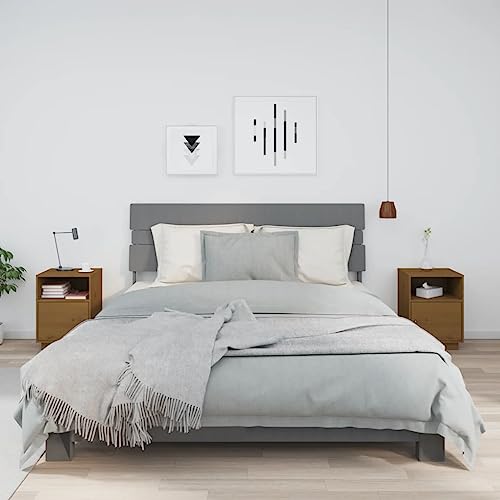 LVHUIDEH Nachttische 2er Set Honigbraun 40x34x55 cm Massivholz Kiefer LVHUIDEH Nachttische 2er Set Honigbraun 40x34x55 cm Massivholz Kiefer von LVHUIDEH
