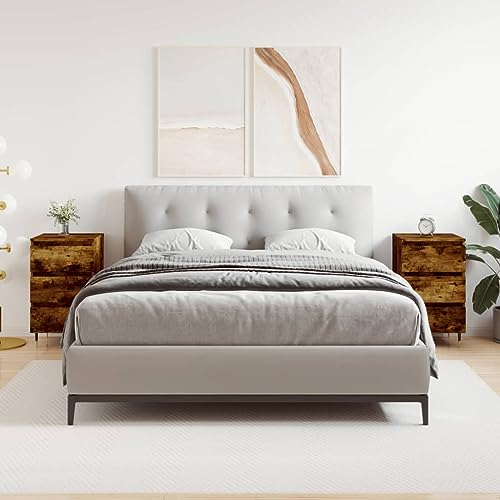 LVHUIDEH Nachttische 2er Set Räuchereiche 40x35x69 cm Holzwerkstoff LVHUIDEH Nachttische 2er Set Räuchereiche 40x35x69 cm Holzwerkstoff von LVHUIDEH