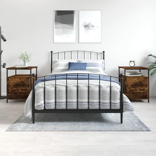 LVHUIDEH Nachttische 2er Set Räuchereiche 44x45x60 cm Holzwerkstoff LVHUIDEH Nachttische 2er Set Räuchereiche 44x45x60 cm Holzwerkstoff von LVHUIDEH