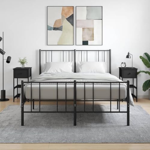 LVHUIDEH Nachttische 2er Set Schwarz 34x36x70 cm Holzwerkstoff LVHUIDEH Nachttische 2er Set Schwarz 34x36x70 cm Holzwerkstoff von LVHUIDEH