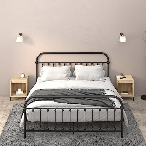 LVHUIDEH Nachttische 2er Set Sonoma-Eiche 40x35x50 cm von LVHUIDEH