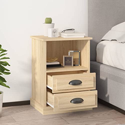 LVHUIDEH Nachttische 2er Set Sonoma-Eiche 43x36x60 cm LVHUIDEH Nachttische 2er Set Sonoma-Eiche 43x36x60 cm von LVHUIDEH