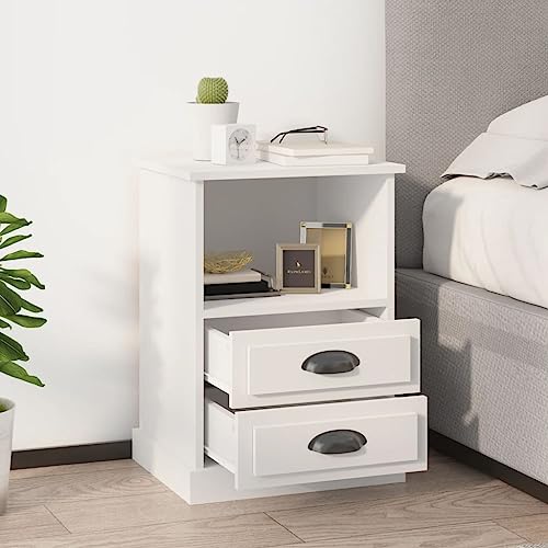 LVHUIDEH Nachttische 2er Set Weiß 43x36x60 cm LVHUIDEH Nachttische 2er Set Weiß 43x36x60 cm von LVHUIDEH