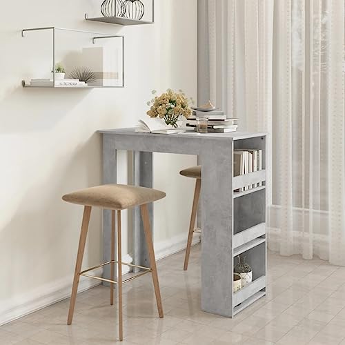 LVHUIDEH Schmaler Konsolentisch, Bartisch mit 3 Ablagen, Stehtisch, Bistrotisch für Garten Pub Wohnung Wohnzimmer Esszimmer, Moderner Stil, Einfache Montage, 102 x 50 x 103.5 cm, Holzwerkstoff LVHUIDEH Schmaler Konsolentisch, Bartisch mit 3 Ablagen, Stehtisch, Bistrotisch für Garten Pub Wohnung Wohnzimmer Esszimmer, Moderner Stil, Einfache Montage, 102 x 50 x 103.5 cm, Holzwerkstoff von LVHUIDEH