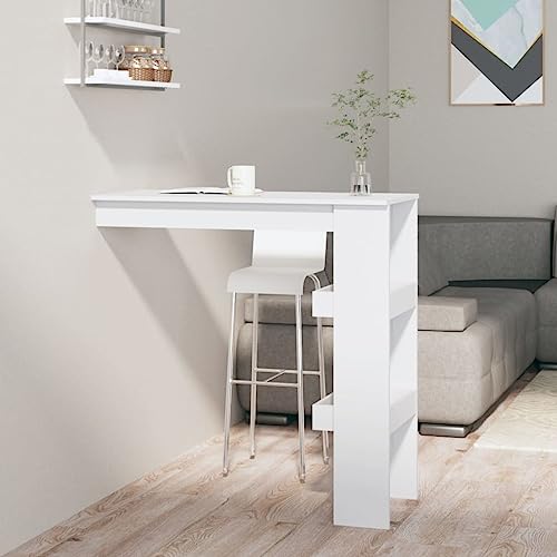 LVHUIDEH Schmaler Konsolentisch, Wand Bartisch mit 2 Ablagen, Stehtisch, Bistrotisch für Pub Wohnung Wohnzimmer Esszimmer, Moderner Stil, Einfache Montage, 102 x 45 x 103.5 cm, Holzwerkstoff LVHUIDEH Schmaler Konsolentisch, Wand Bartisch mit 2 Ablagen, Stehtisch, Bistrotisch für Pub Wohnung Wohnzimmer Esszimmer, Moderner Stil, Einfache Montage, 102 x 45 x 103.5 cm, Holzwerkstoff von LVHUIDEH