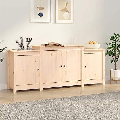 LVHUIDEH Sideboard, Beistellschrank, Aufbewahrungsschrank, Buffetschrank für Wohnzimmer Esszimmer Flur, Langlebig und Robust, 164x37x68 cm, Massivholz Kiefer LVHUIDEH Sideboard, Beistellschrank, Aufbewahrungsschrank, Buffetschrank für Wohnzimmer Esszimmer Flur, Langlebig und Robust, 164x37x68 cm, Massivholz Kiefer von LVHUIDEH