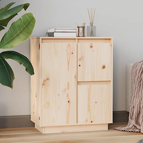 LVHUIDEH Sideboard, Beistellschrank, Aufbewahrungsschrank, Buffetschrank für Wohnzimmer Esszimmer Flur, Langlebig und Robust, 60x34x75 cm, Massivholz Kiefer LVHUIDEH Sideboard, Beistellschrank, Aufbewahrungsschrank, Buffetschrank für Wohnzimmer Esszimmer Flur, Langlebig und Robust, 60x34x75 cm, Massivholz Kiefer von LVHUIDEH