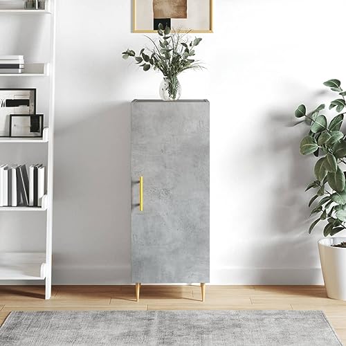 LVHUIDEH Sideboard, Beistellschrank, Aufbewahrungsschrank, Buffetschrank für Wohnzimmer Esszimmer Flur, Langlebig und Robust, BetonGrau, 34,5x34x90 cm, Holzwerkstoff LVHUIDEH Sideboard, Beistellschrank, Aufbewahrungsschrank, Buffetschrank für Wohnzimmer Esszimmer Flur, Langlebig und Robust, BetonGrau, 34,5x34x90 cm, Holzwerkstoff von LVHUIDEH